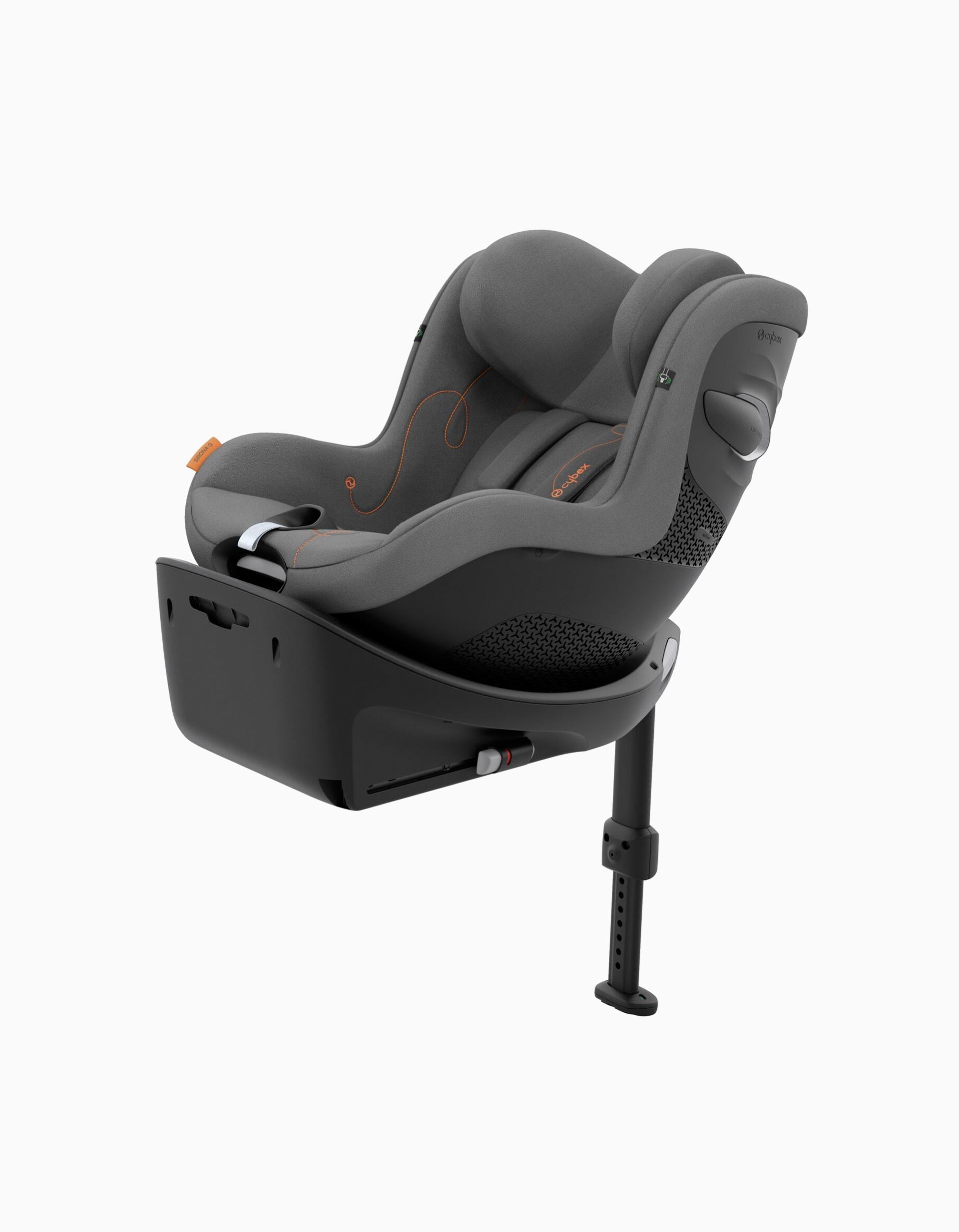 Car Seat I-Size Cybex Sirona G with Base (61-105), Lava Grey