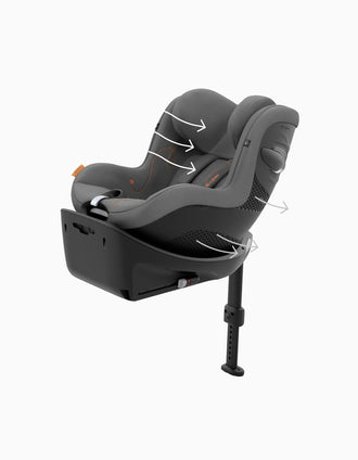 Siège auto I-Size Cybex Sirona G S/Base (61-105), Gris Lave