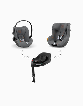 Siège auto I-Size Cybex Sirona G S/Base (61-105), Gris Lave