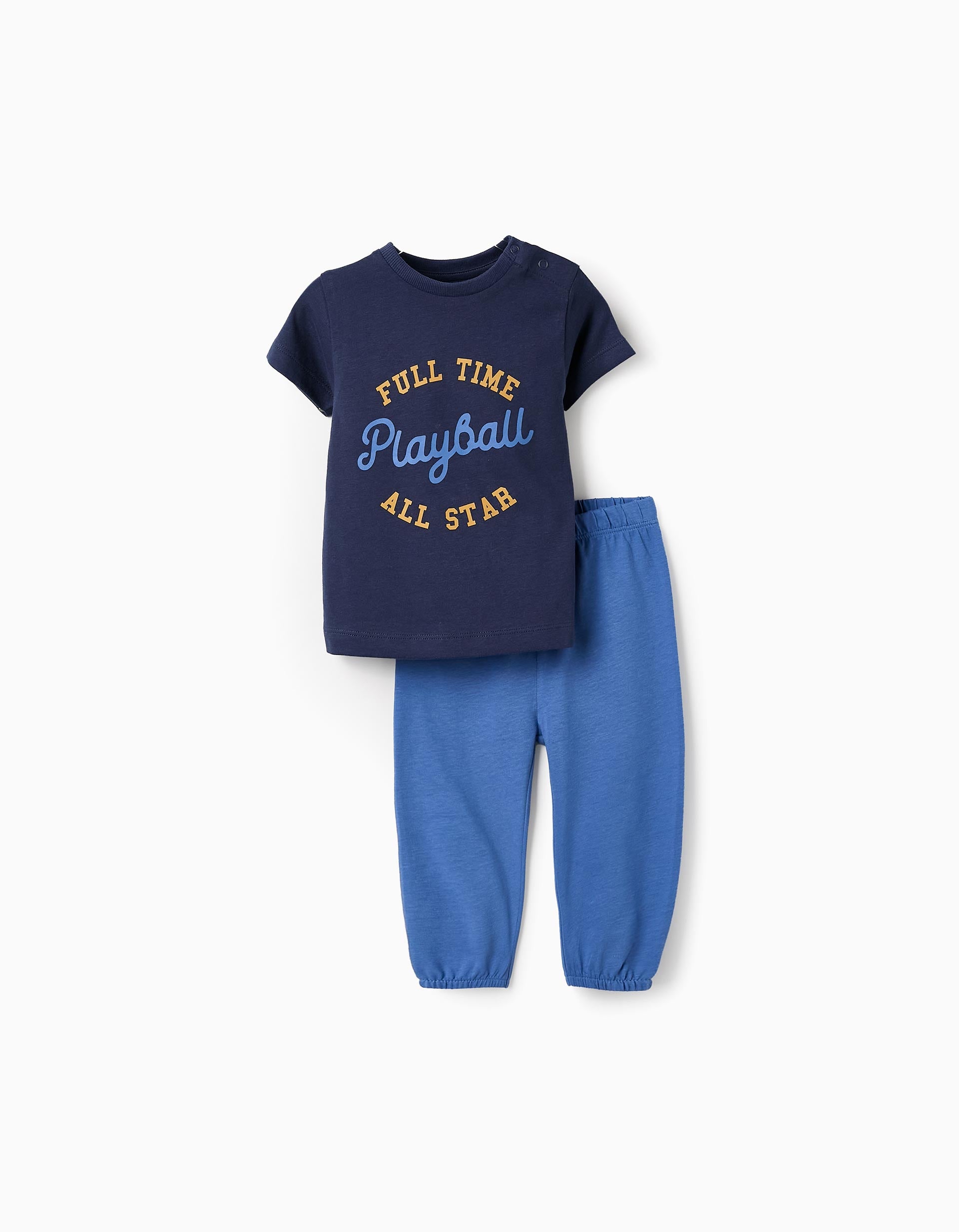 Cotton Pyjama for Baby Boys 'All Star', Blue