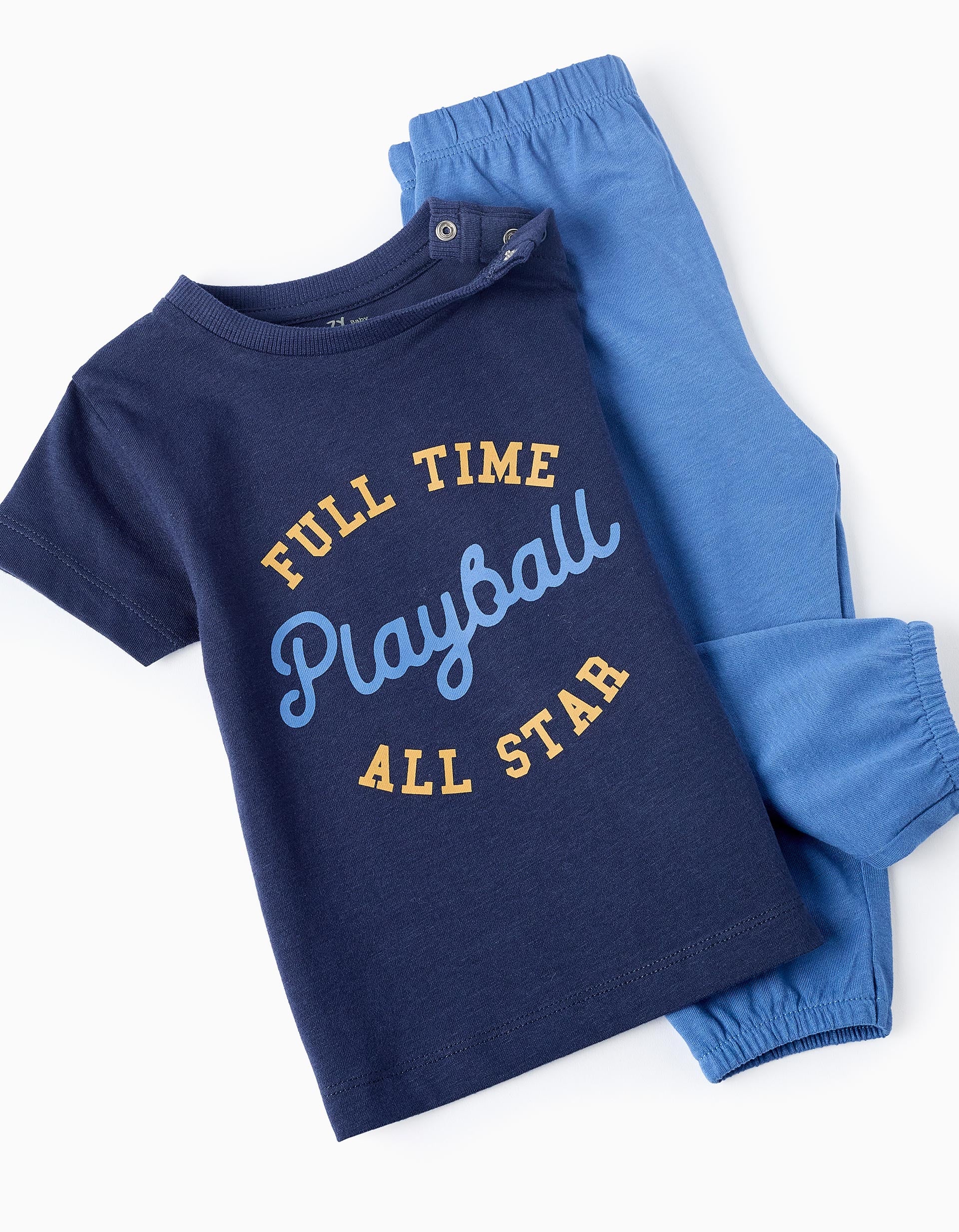 Cotton Pyjama for Baby Boys 'All Star', Blue