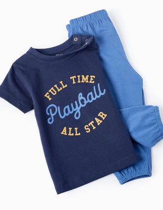 Pyjama en Coton pour Bébé Garçon 'All Star', Bleu