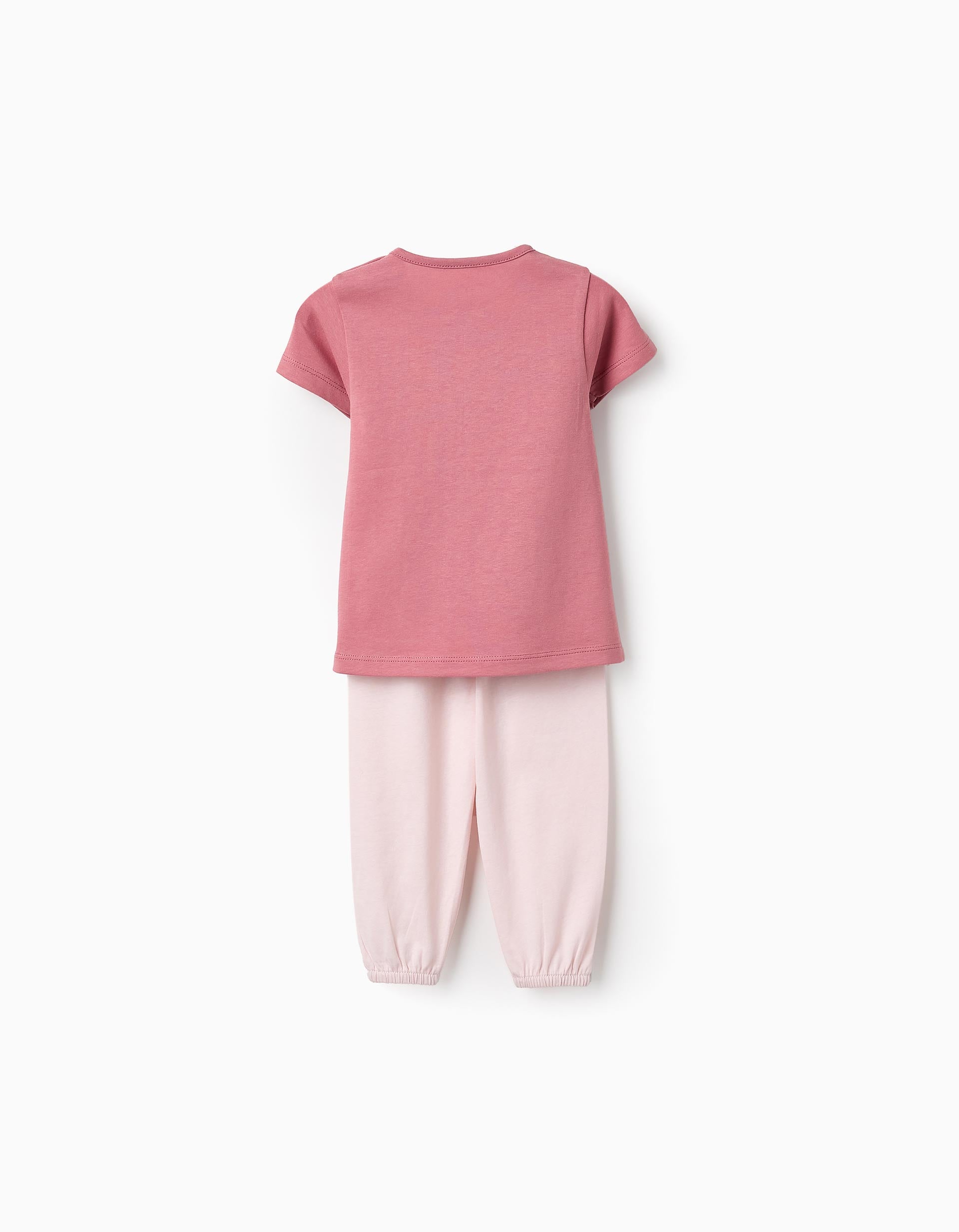 Cotton Pyjama for Baby Girls 'Heart', Pink