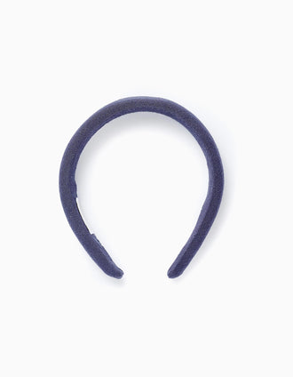 Diadema Acolchada para Bebé y Niña, Azul Oscuro