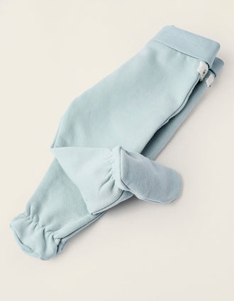 Conjunto Cardado com Orelhinhas para Recém-Nascido, Azul