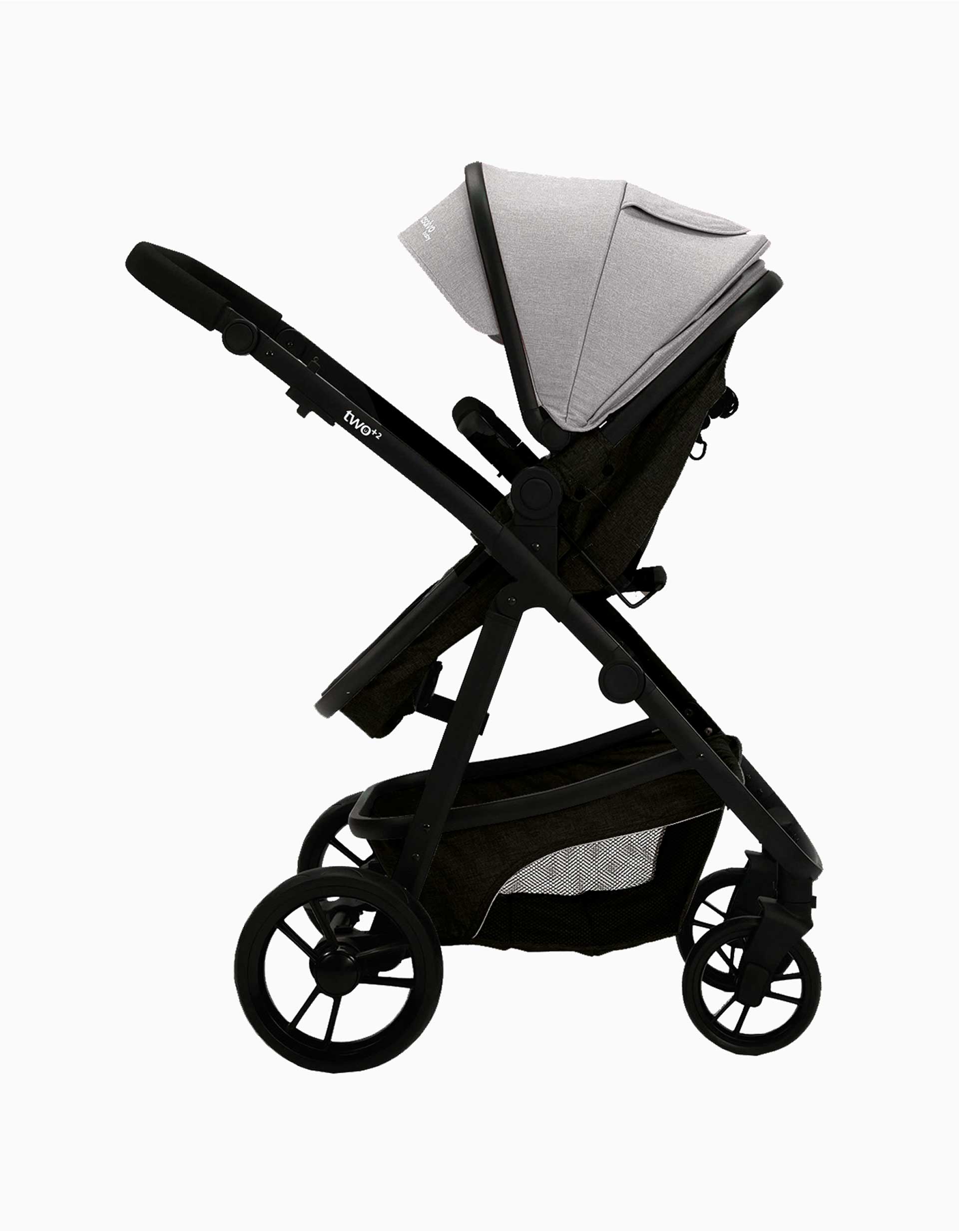 Travel System Asalvo Convertible Two+ 2, Grey