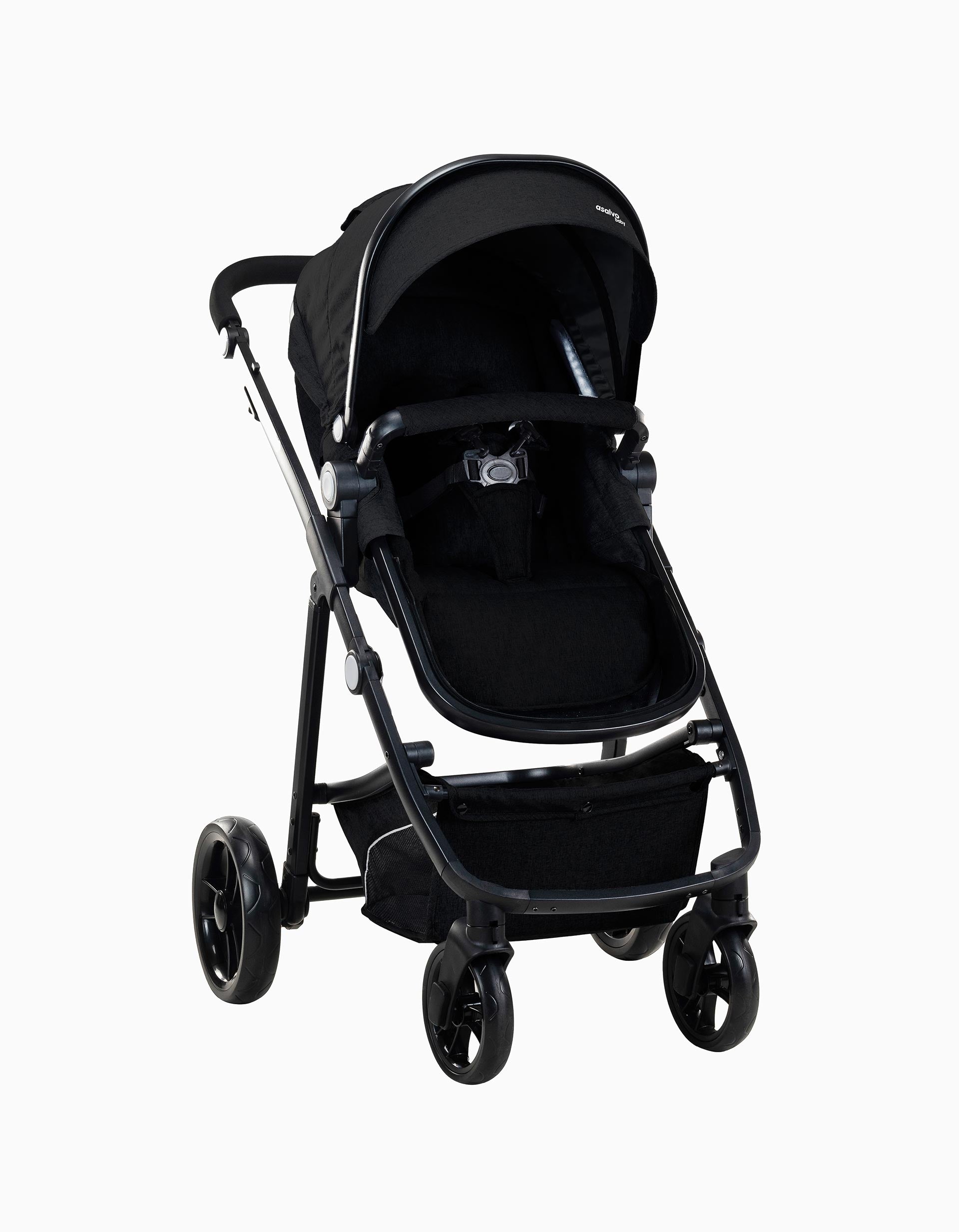 Travel System Asalvo Convertible Two+ 2, Black