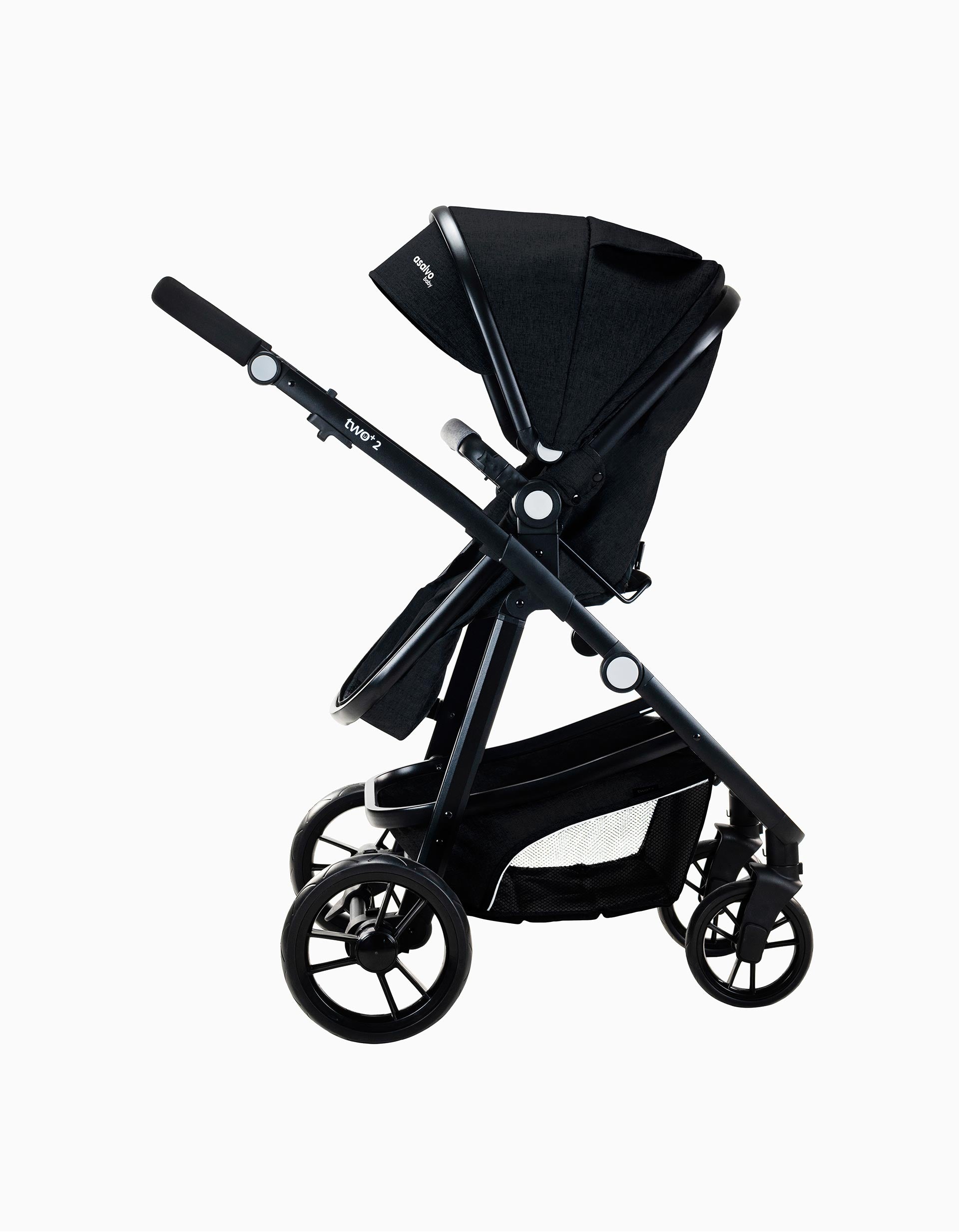 Travel System Asalvo Convertible Two+ 2, Black