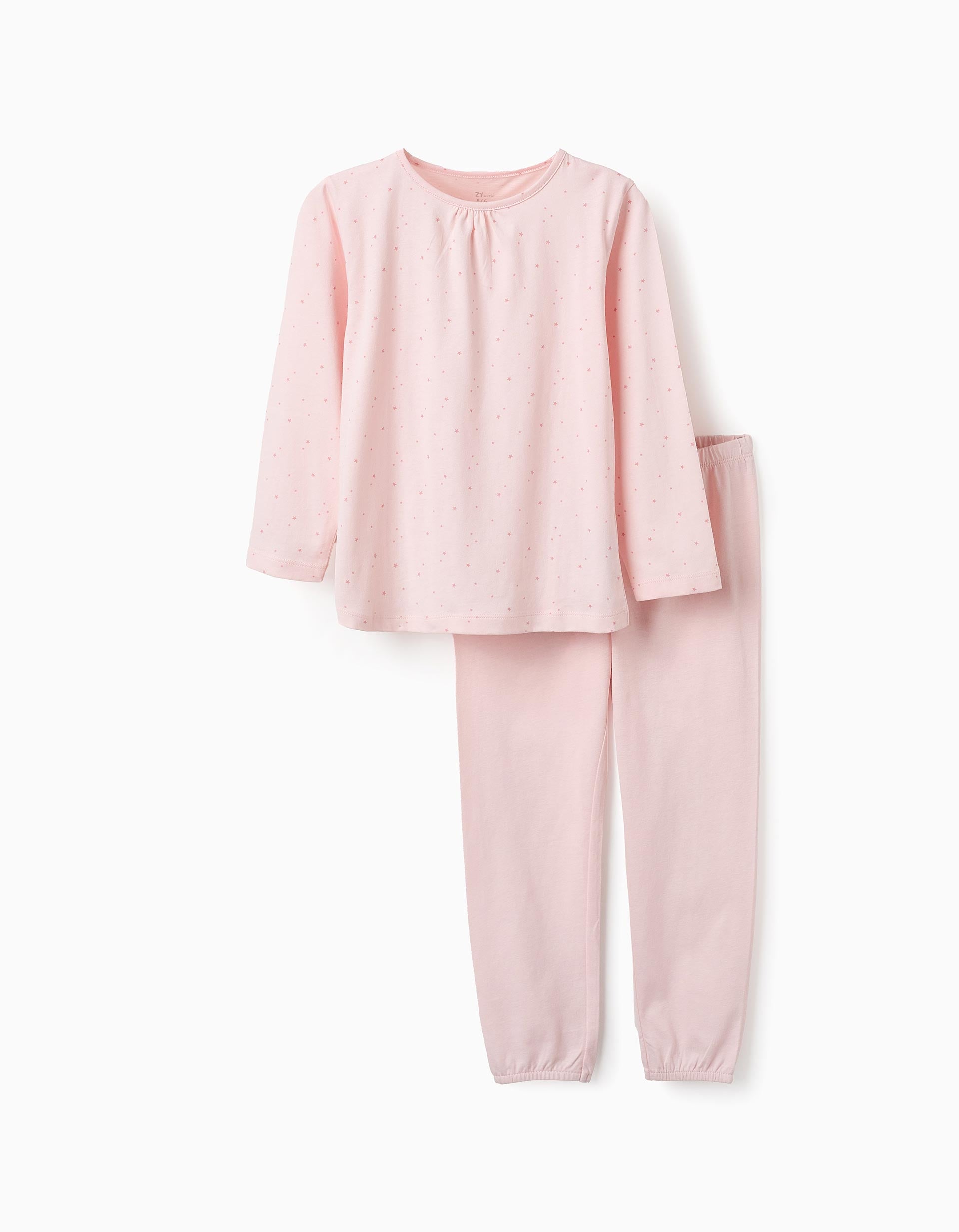 Cotton Pyjama for Girls 'Stars', Pink