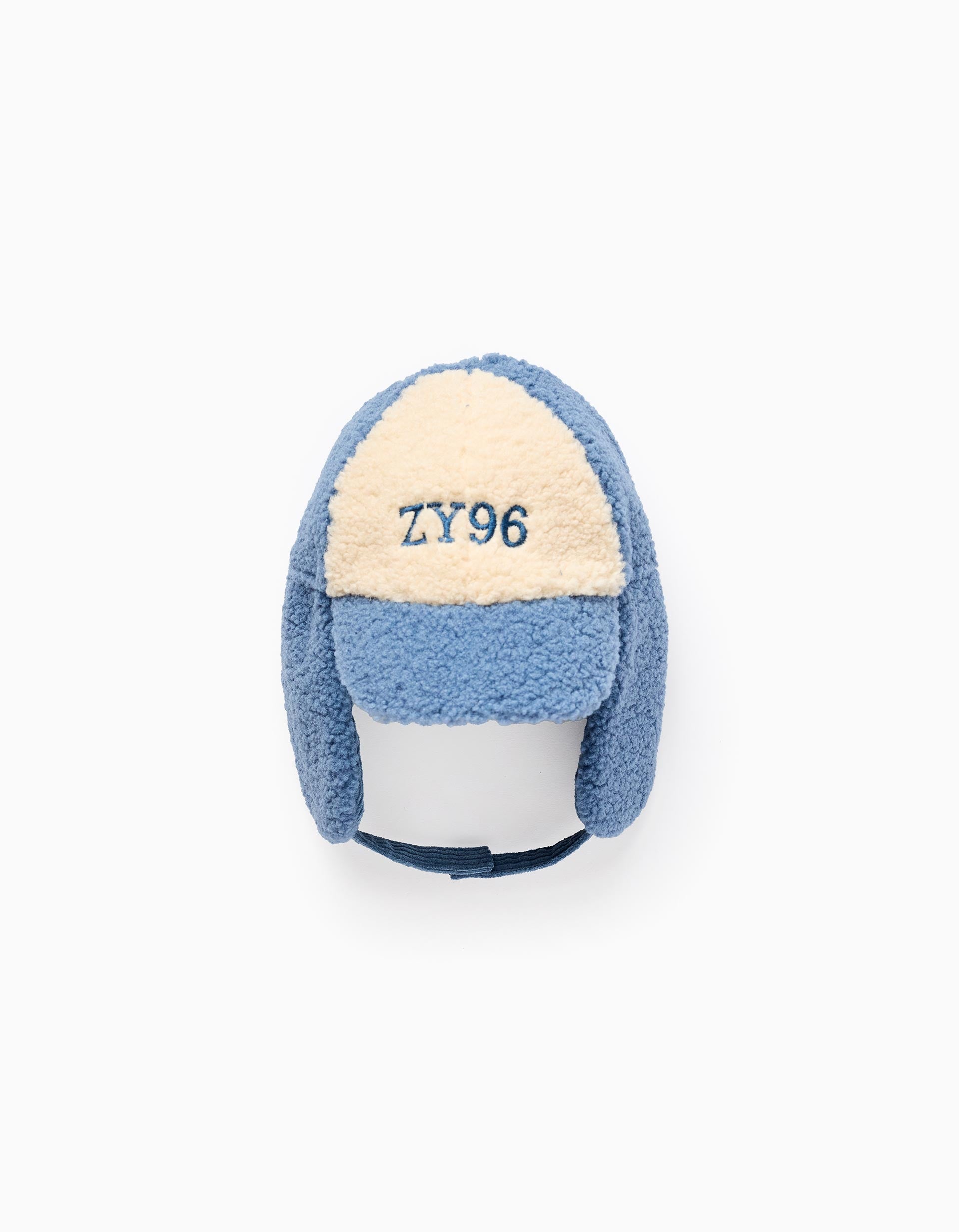 Sherpa Aviator Hat for Boys 'ZY96', Blue/White