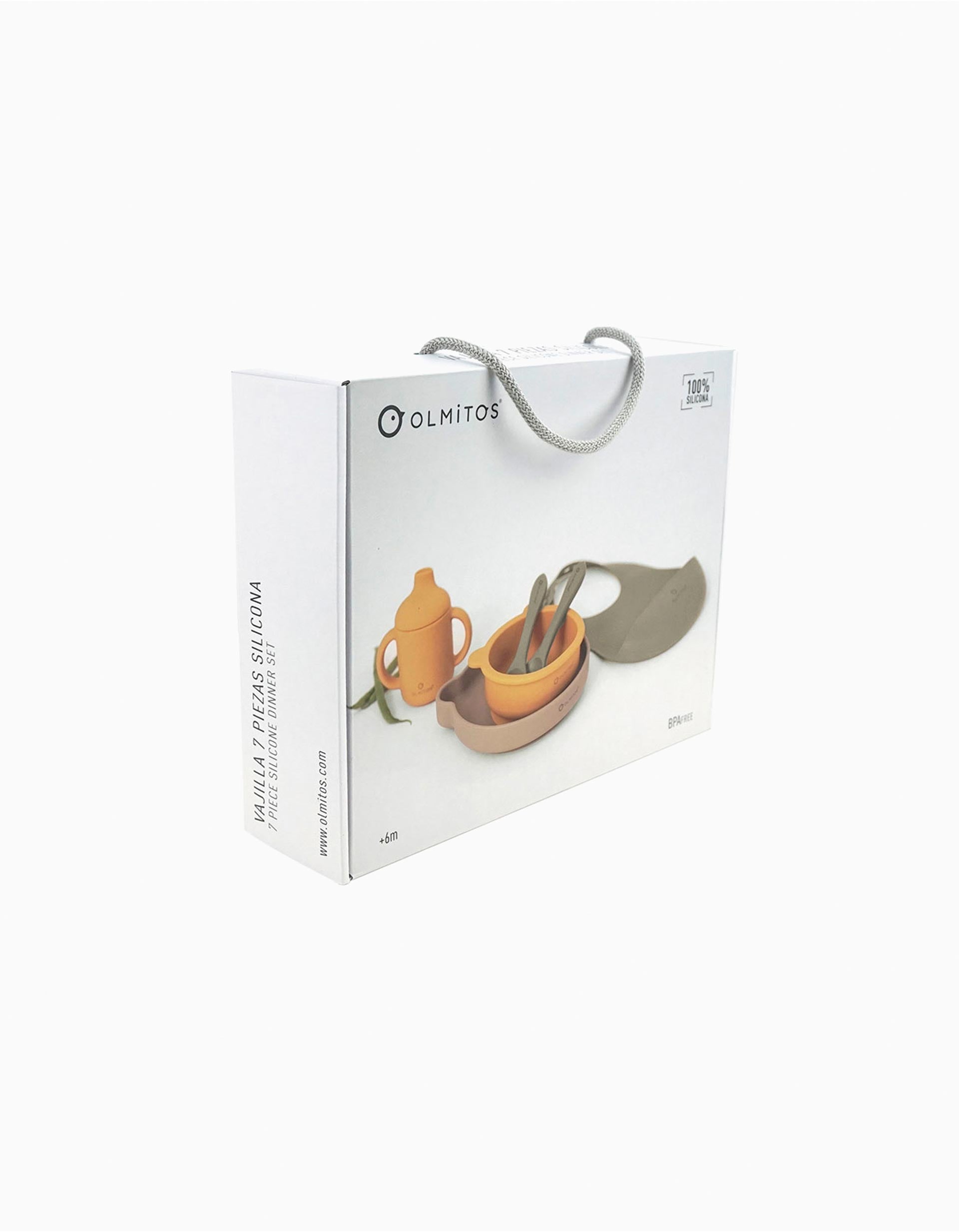 Conjunto De Alimentação para Bebé Olmitos 7Pcs, Verde