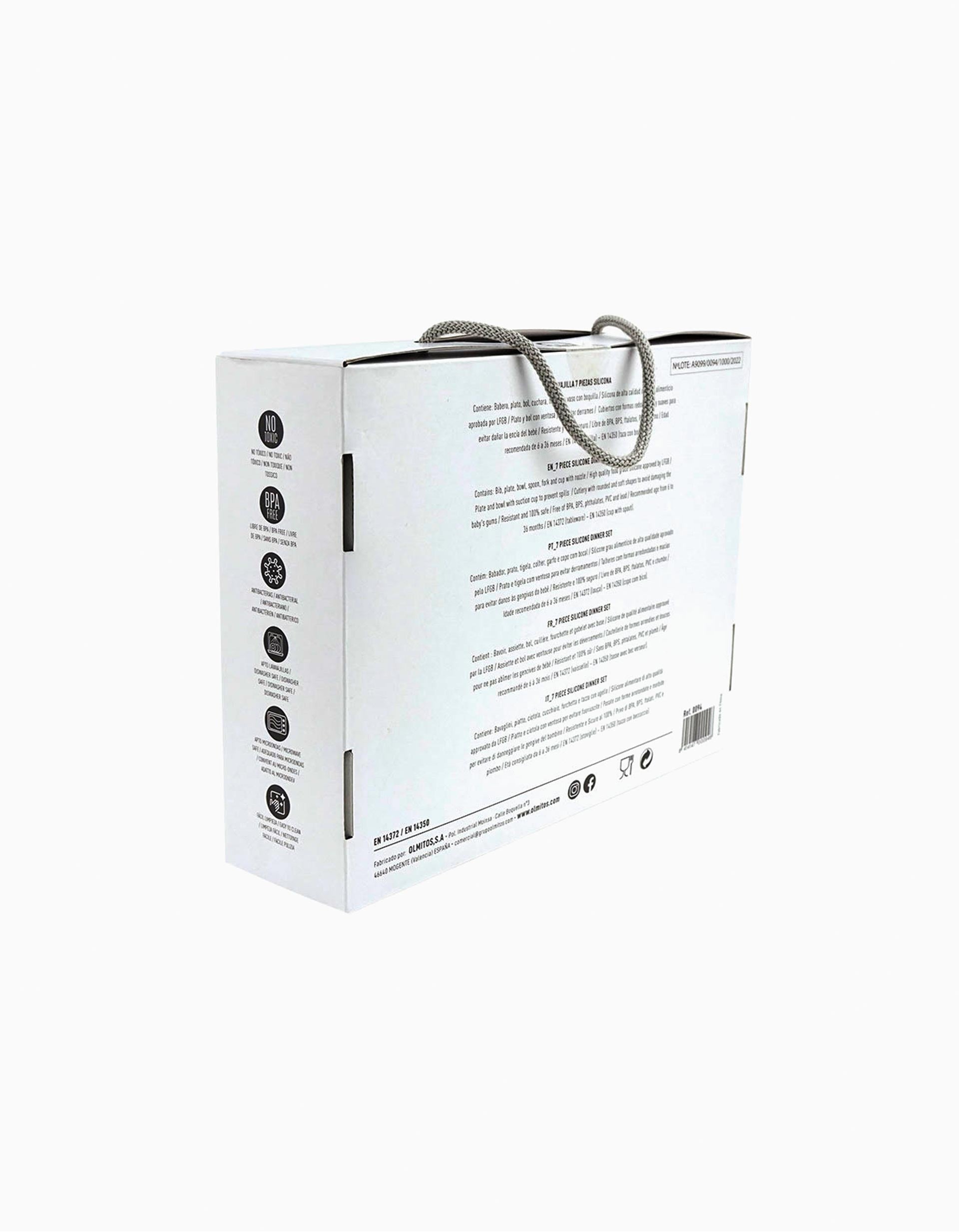 Conjunto De Alimentação para Bebé Olmitos 7Pcs, Verde