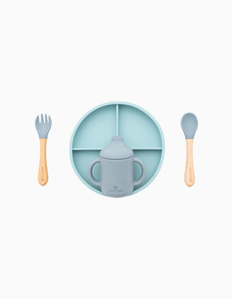 Conjunto De Alimentação para Bebé Olmitos 5Pcs, Azul
