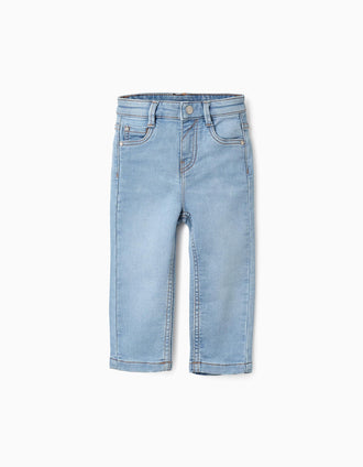 Pantalón Vaquero para Bebé Niño 'Straight', Azul Claro