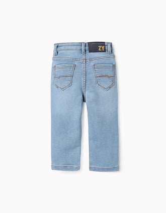 Pantalón Vaquero para Bebé Niño 'Straight', Azul Claro