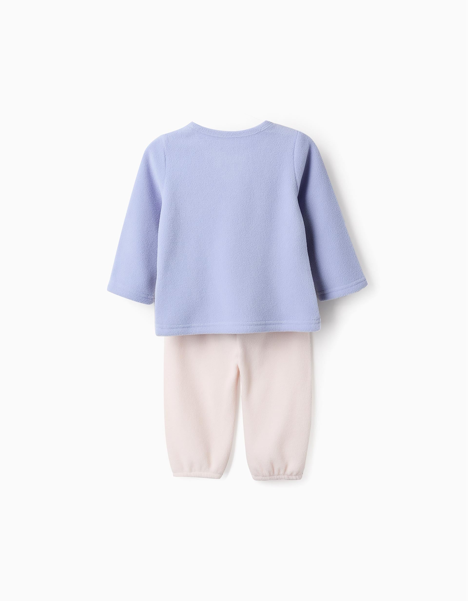 Polar Pyjama for Baby Girls 'Owl', Light Pink/Blue