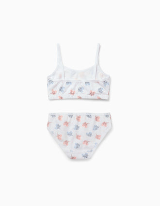 Top + Bragas para Niña 'Stitch', Blanco