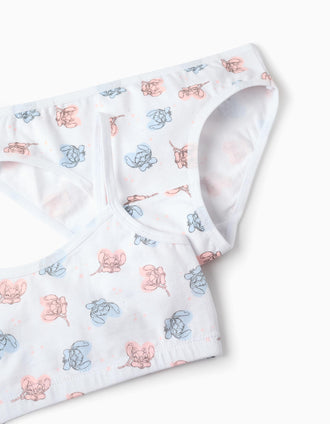 Top + Bragas para Niña 'Stitch', Blanco