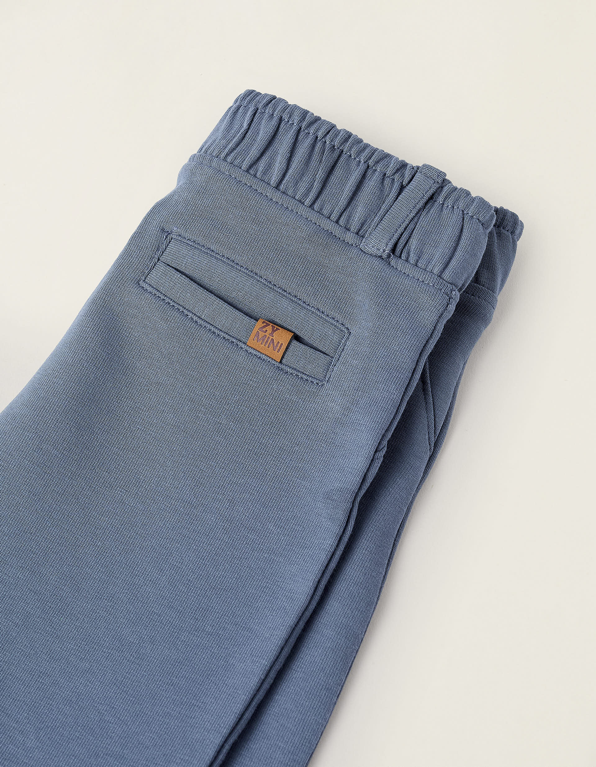 Trousers in Jersey for Newborns, Blue