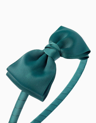 Diadema con Lazo para Bebé y Niña, Verde