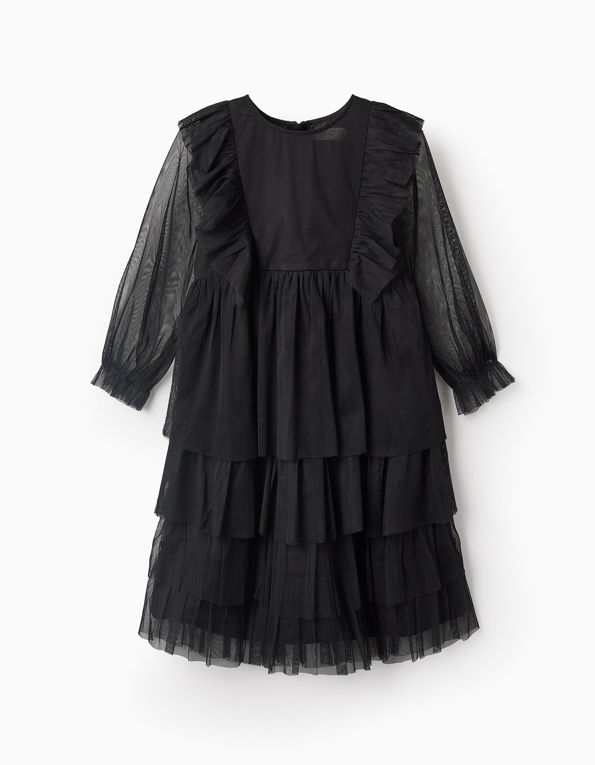 Tulle Dress for Girls, Black