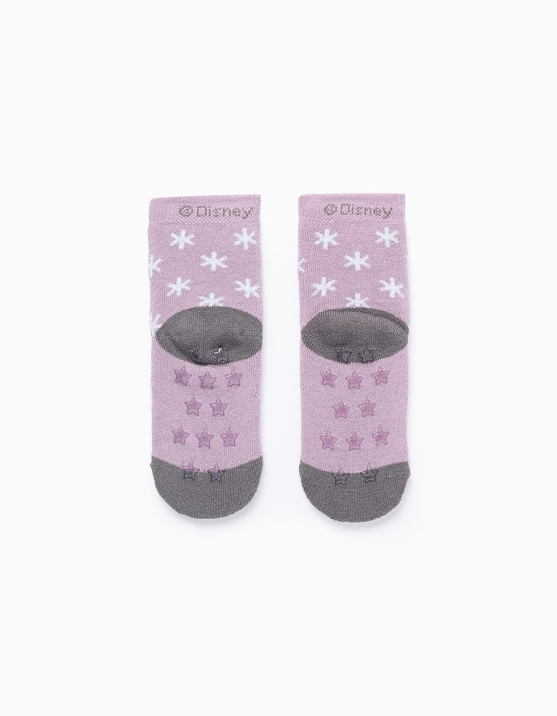 Chaussettes Antidérapantes Fille 'Elsa & Anna', Lilas