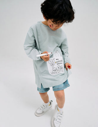 Bata para Colorir + Marcadores para Criança 'Emoções', Verde