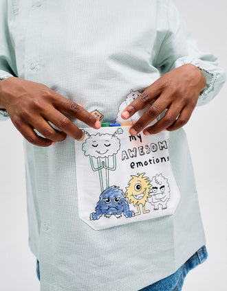 Bata para Colorir + Marcadores para Criança 'Emoções', Verde