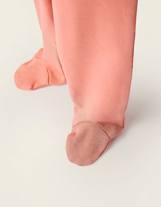 Pack 4 Calças com Pés em Algodão para Recém-Nascido, Multicolor