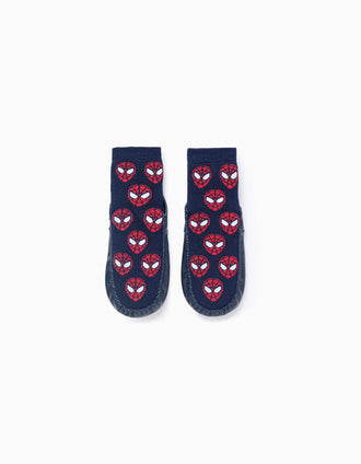 Meias-Pantufas para Menino 'Spider-Man', Azul Escuro