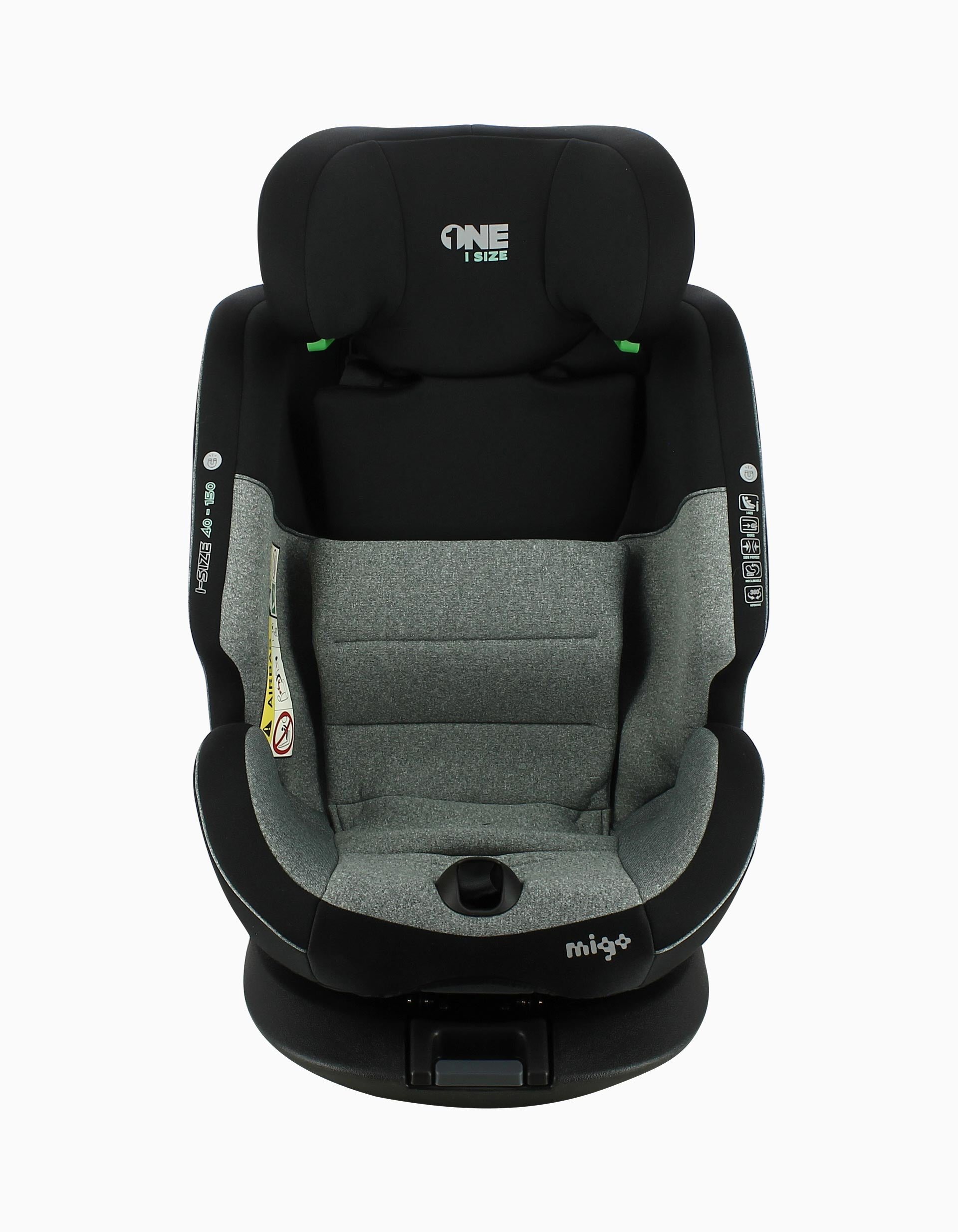 Cadeira Auto I Size One 360 Migo, Black Grey