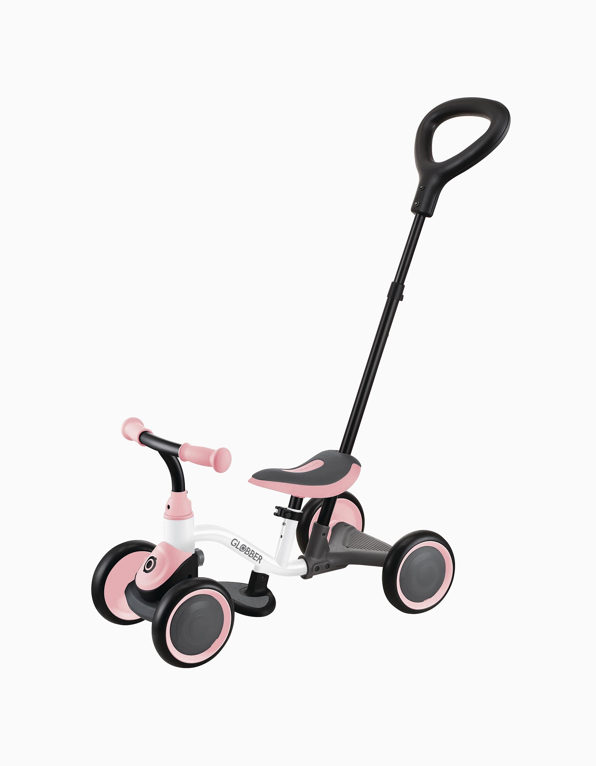 Bicicleta De Aprendizagem 3 Em 1 Globber 12M+, Pastel Pink