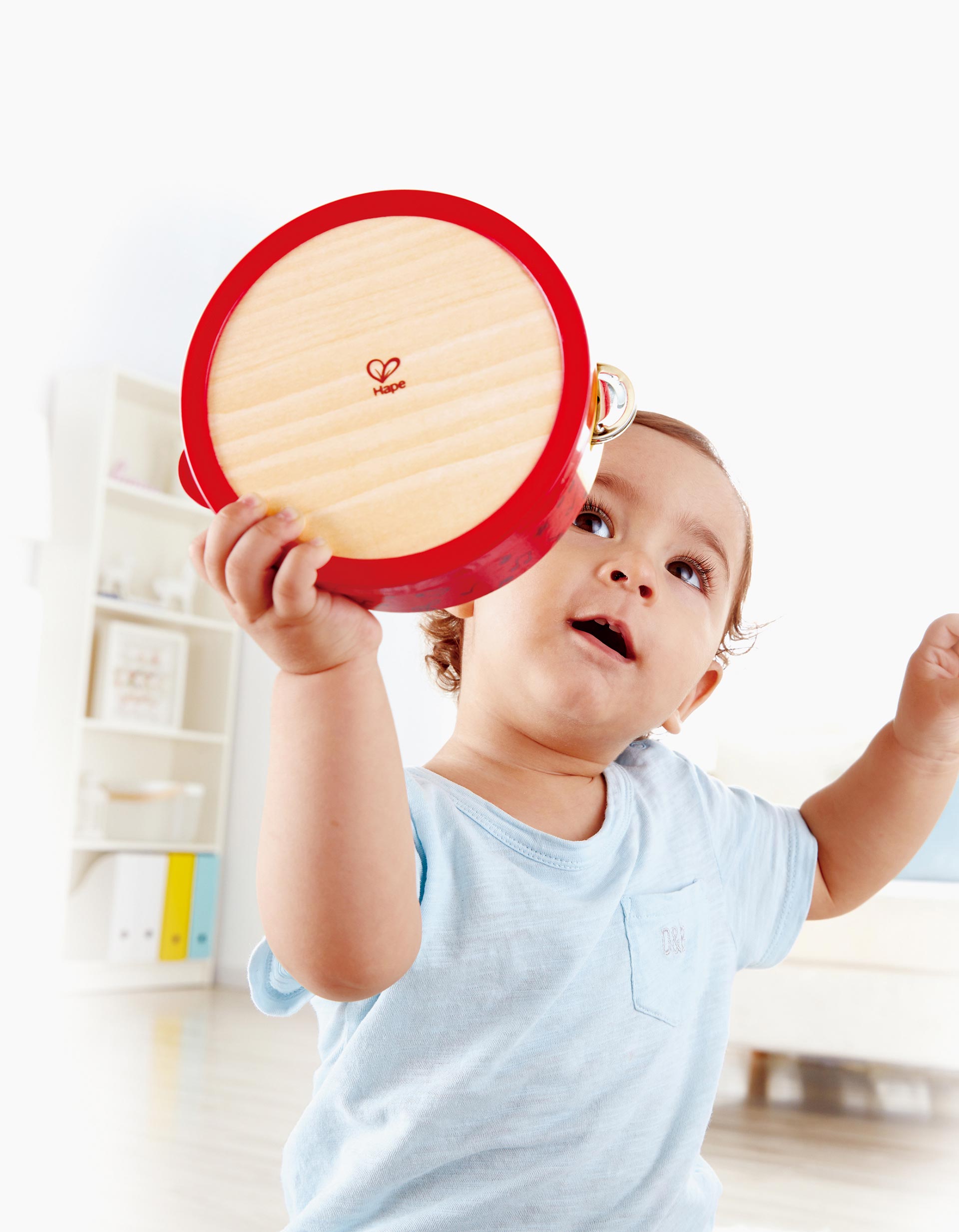 Pandeireta De Madeira Hape 12M+