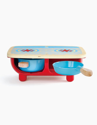 Conjunto De Cozinha em Madeira Hape 6Pcs 18M+