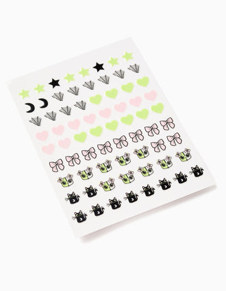 Autocollants d'Ongles Brille dans le Noir pour Bébé et Fille 'Halloween'