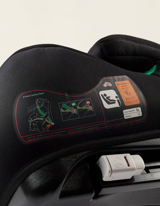 Siège Auto Rehausseur I-Size Zay Safe Premium Isofix, Noir