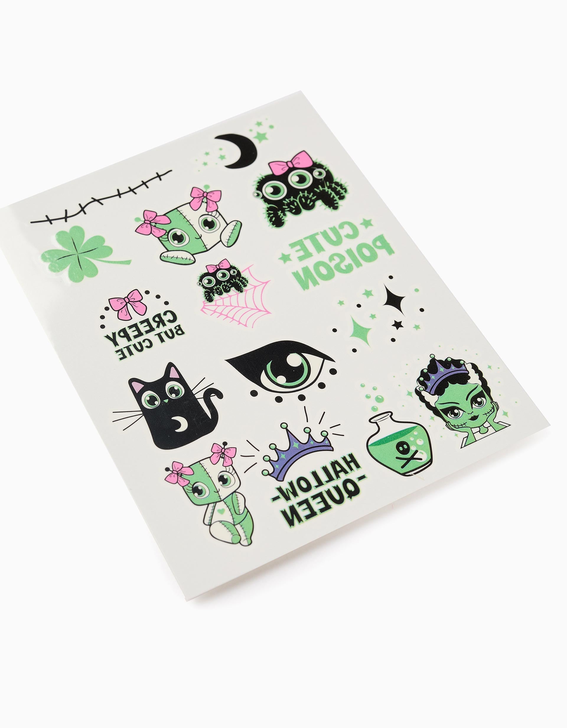 Glow in the Dark Tattoos for Babies and Girls 'Halloween'