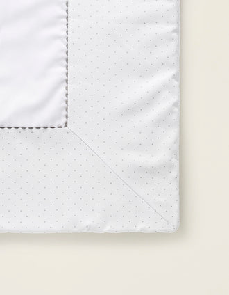 Edredão Para Cama 60x120cm ZY Baby, Little Dots Grey