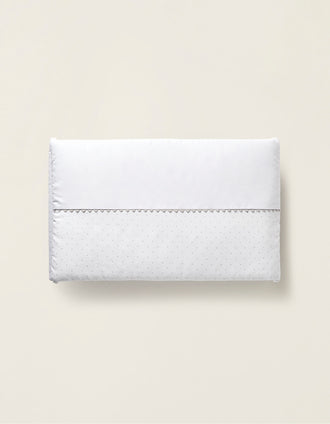 Resguardo Para Cama 120x60cm ZY Baby, Little Dots Grey