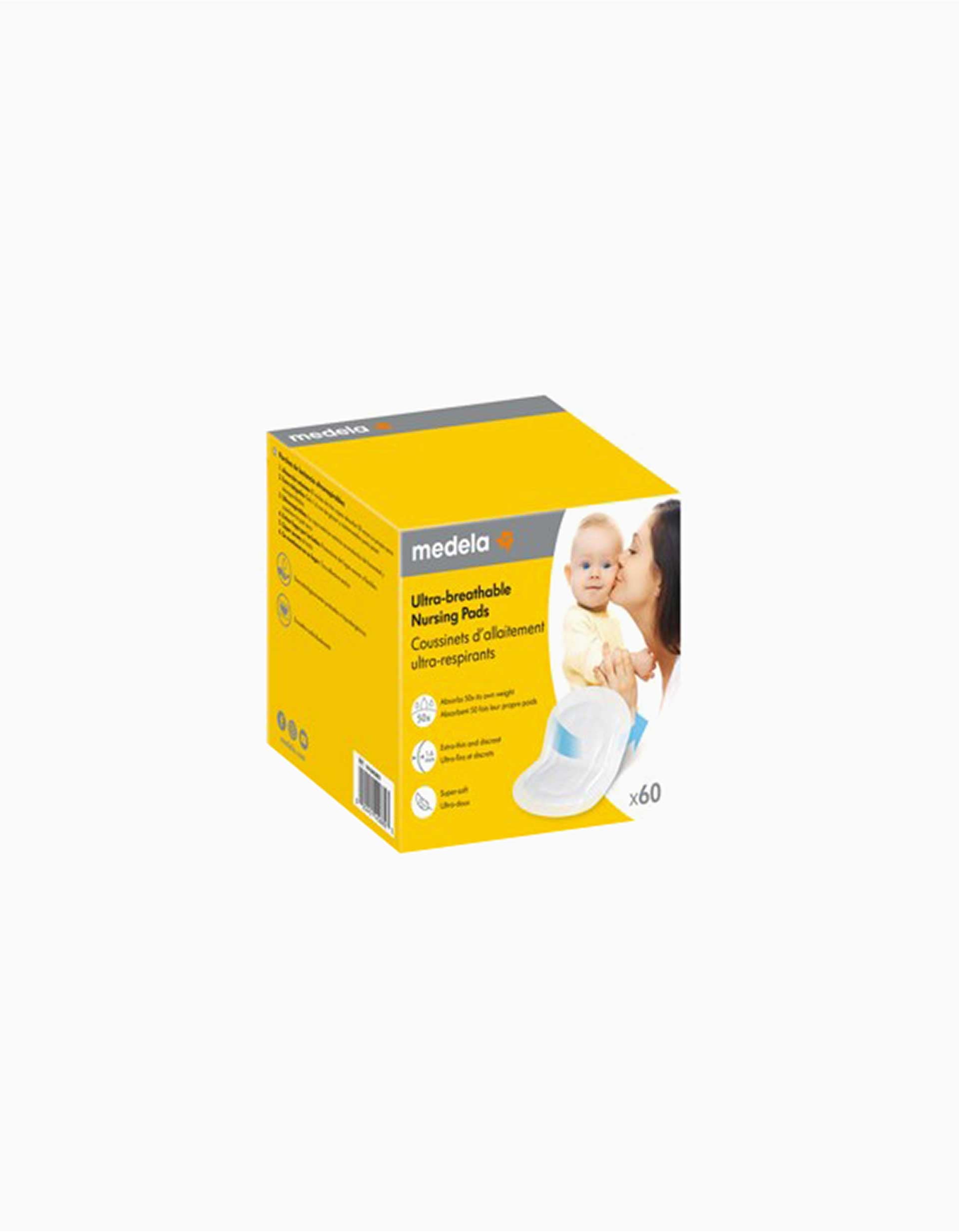 Pack de 60 Discos de Amamentação Descartáveis Medela Safe&Dry