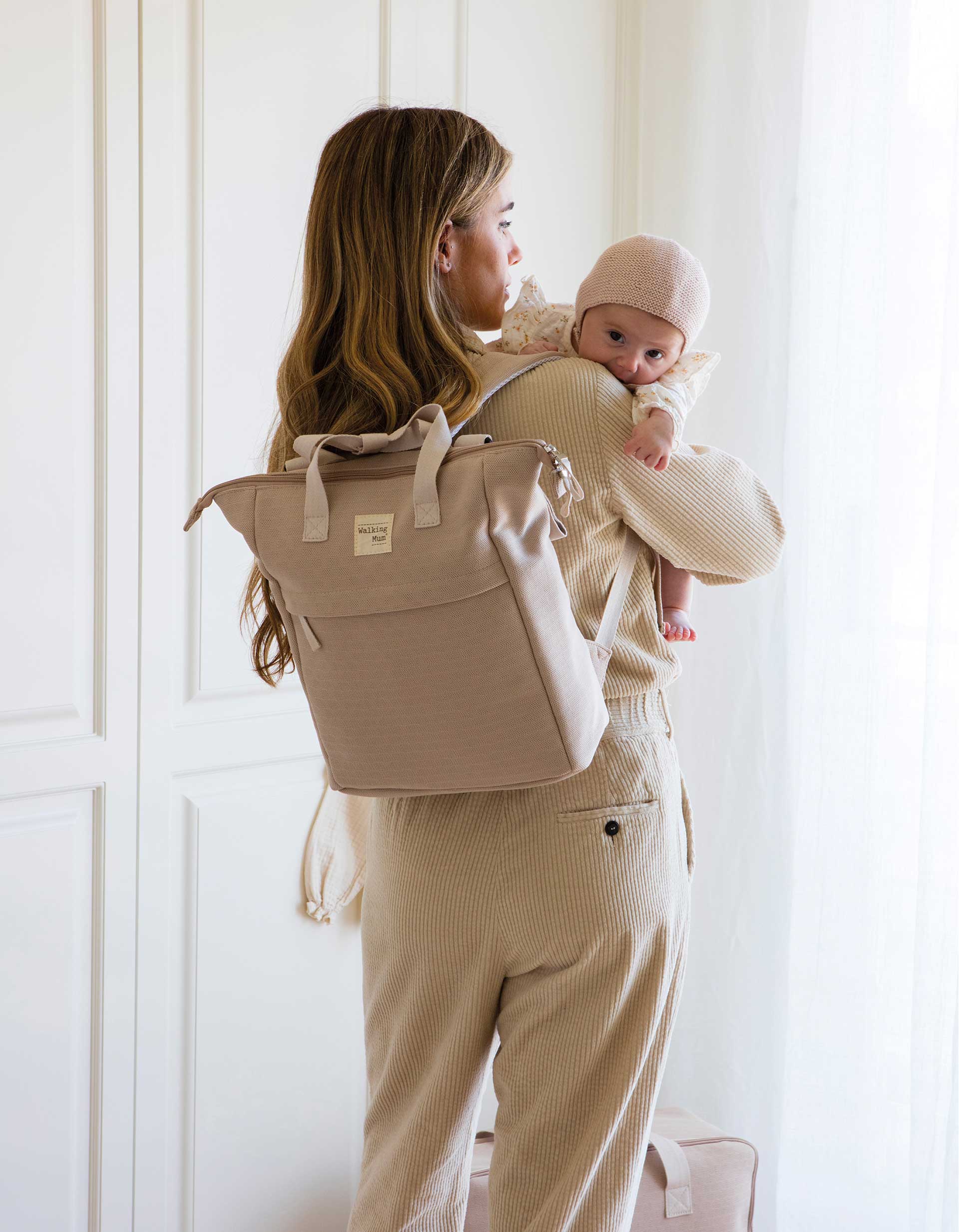 Mochila Walking Mum Eco Mum, Apricot