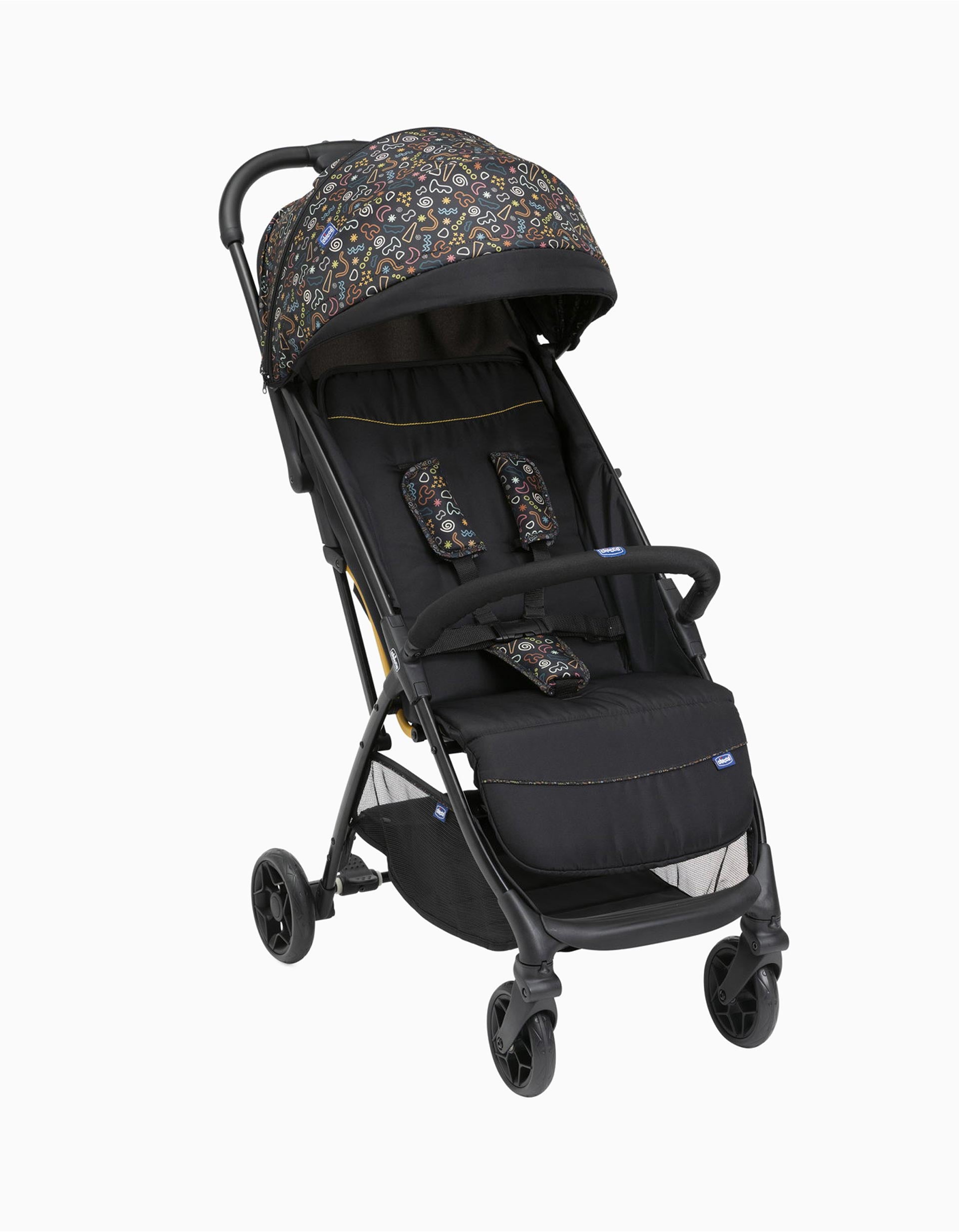 Carrinho De Passeio Chicco Glee, Playful Black