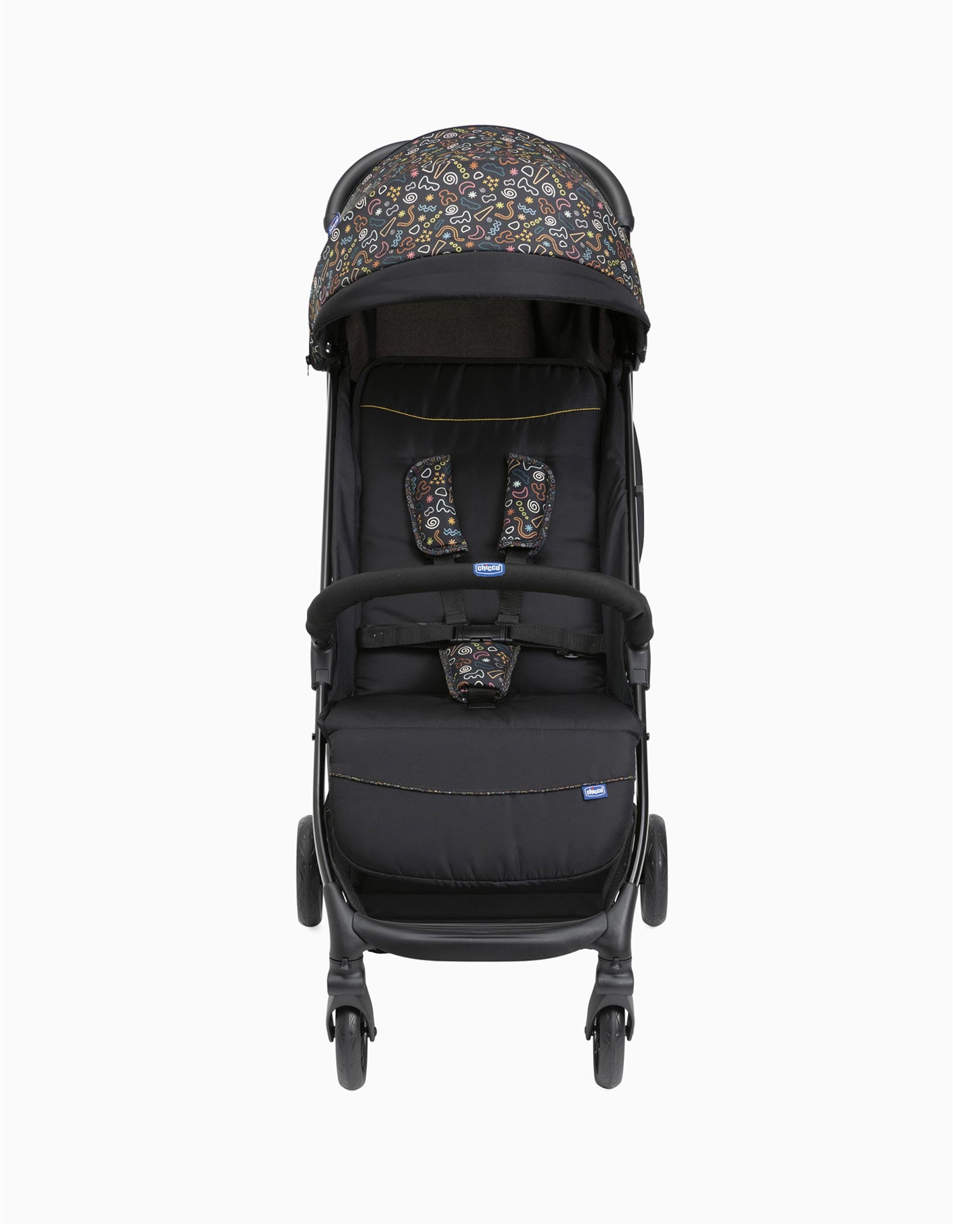 Carrinho De Passeio Chicco Glee, Playful Black