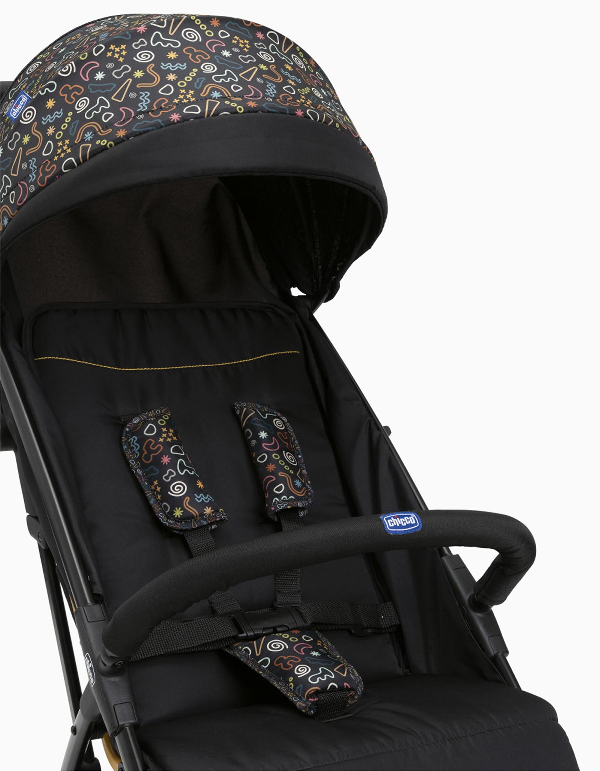 Carrinho De Passeio Chicco Glee, Playful Black