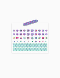 Autocolantes para as Unhas Djeco 4A+, Petite Fleur