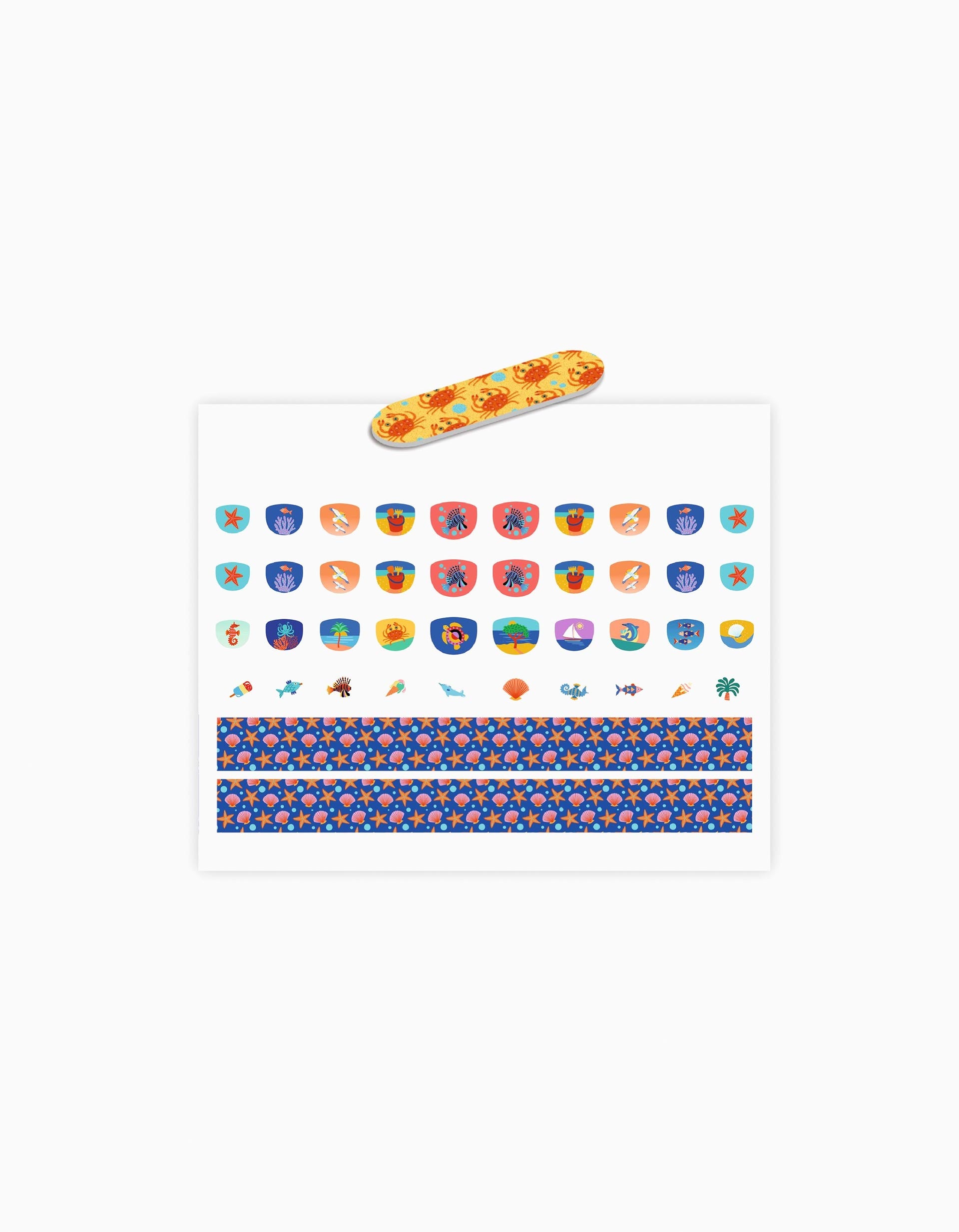 Autocolantes para as Unhas Djeco 4A+, Méditerranée