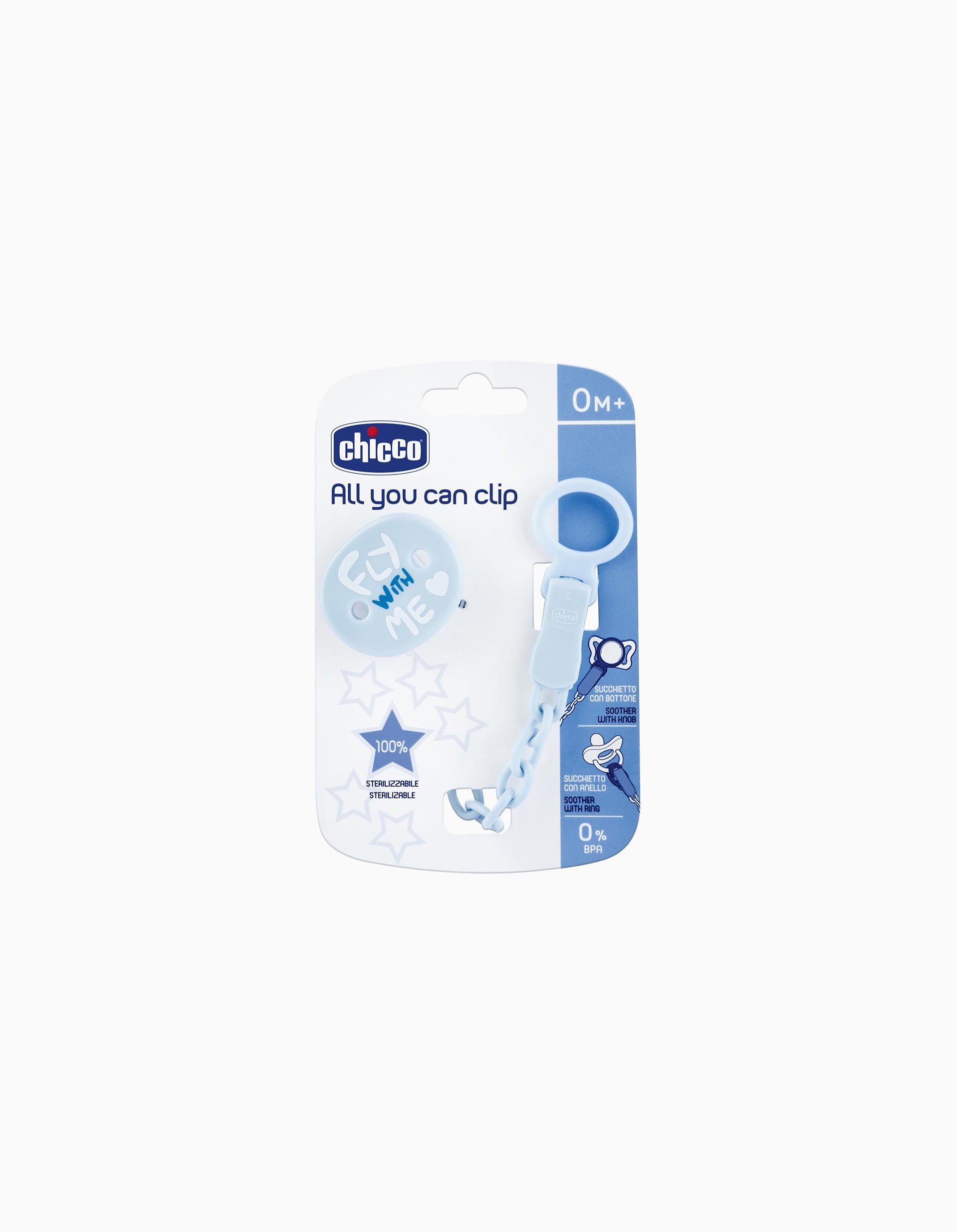 Prende Chupeta Chicco, Blue