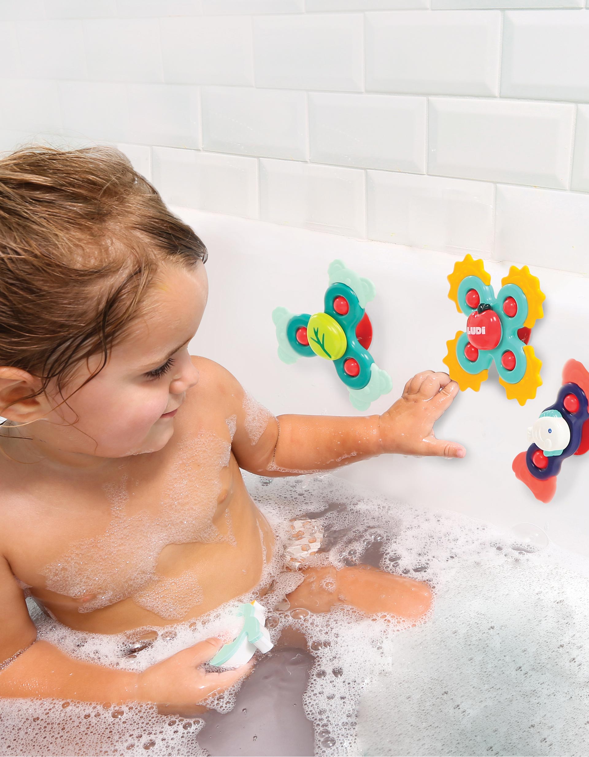 Pack 3 Baby Spinners Ludi 10M+