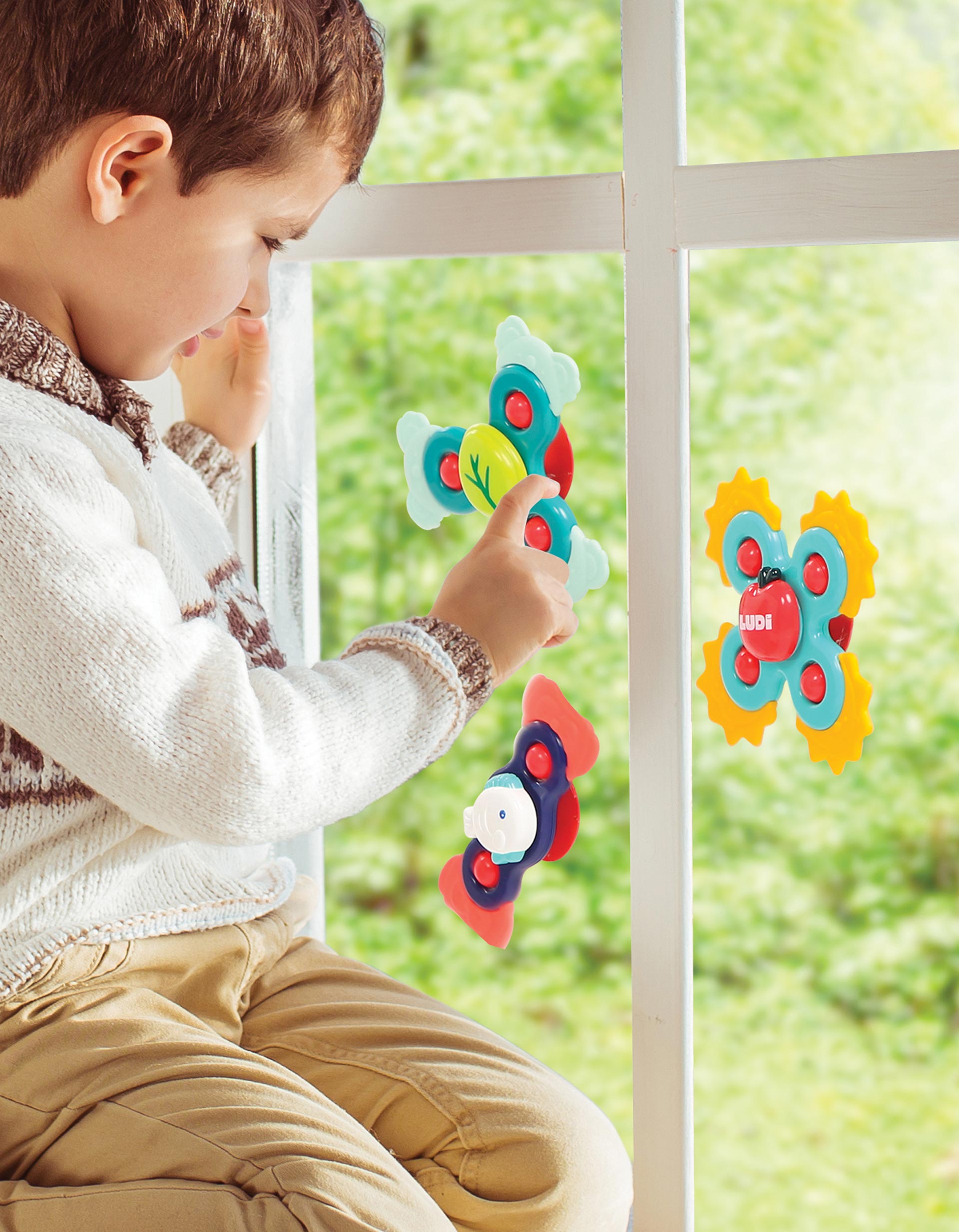 Pack 3 Baby Spinners Ludi 10M+