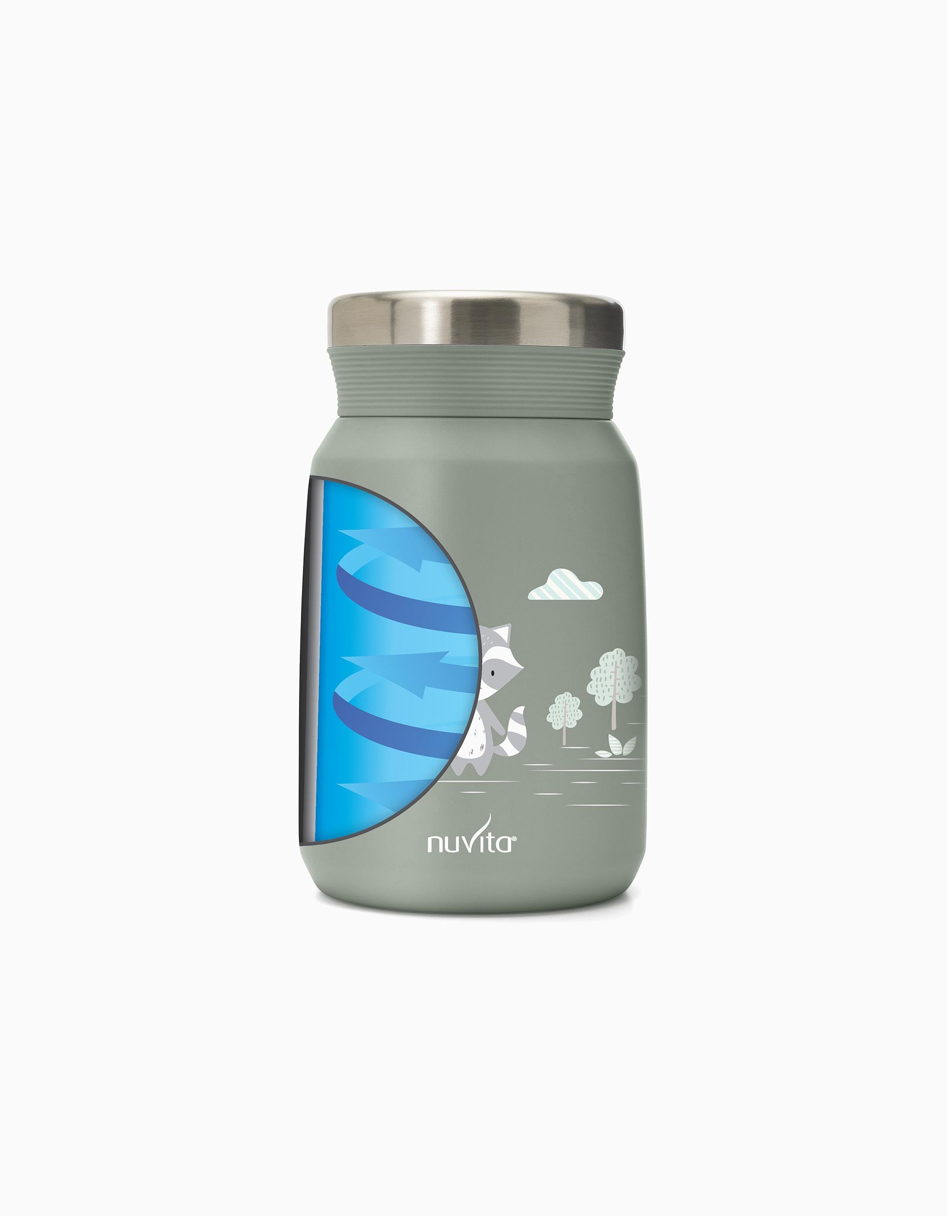 Termo Para Sólidos Nuvita 500Ml, Sage Green